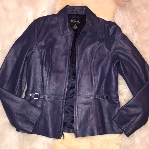 Style & Co. Jackets & Blazers - Style & Co leather jacket
